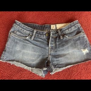 All Saints Spitalfields Denim Women Shorts, size 26